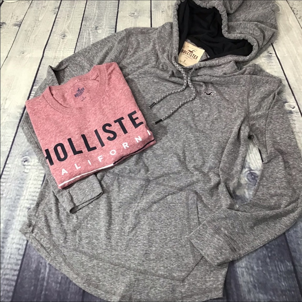 Hollister Pullover Drawstring Hoodie S - Picture 14 of 14